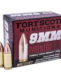 Fort Scott Munitions 9MM 115 Grain Centerfire Pistol Ammunition