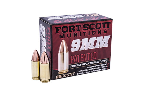 Fort Scott Munitions 9MM 115 Grain Centerfire Pistol Ammunition
