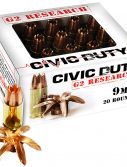 G2 Research CIVIC 9MM Civic Duty 9mm Luger 100 Gr Copper Expansion Projectile 2