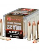 Hornady Critical Defense .22 Winchester Magnum Rimfire 45 grain FTX Rimfire Ammunition