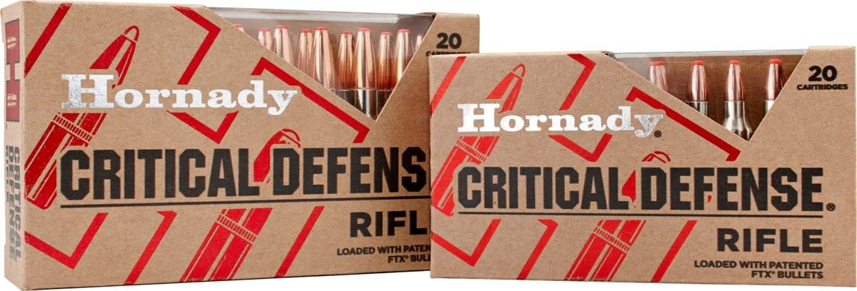 Hornady Critical Defense Rifle .223 Remington 73 grain Flex Tip eXpanding Brass Cased Centerfire Rifle Ammunition