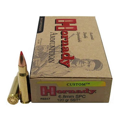 Hornady Custom 6.8mm Remington SPC 120 grain SST Centerfire Rifle Ammunition