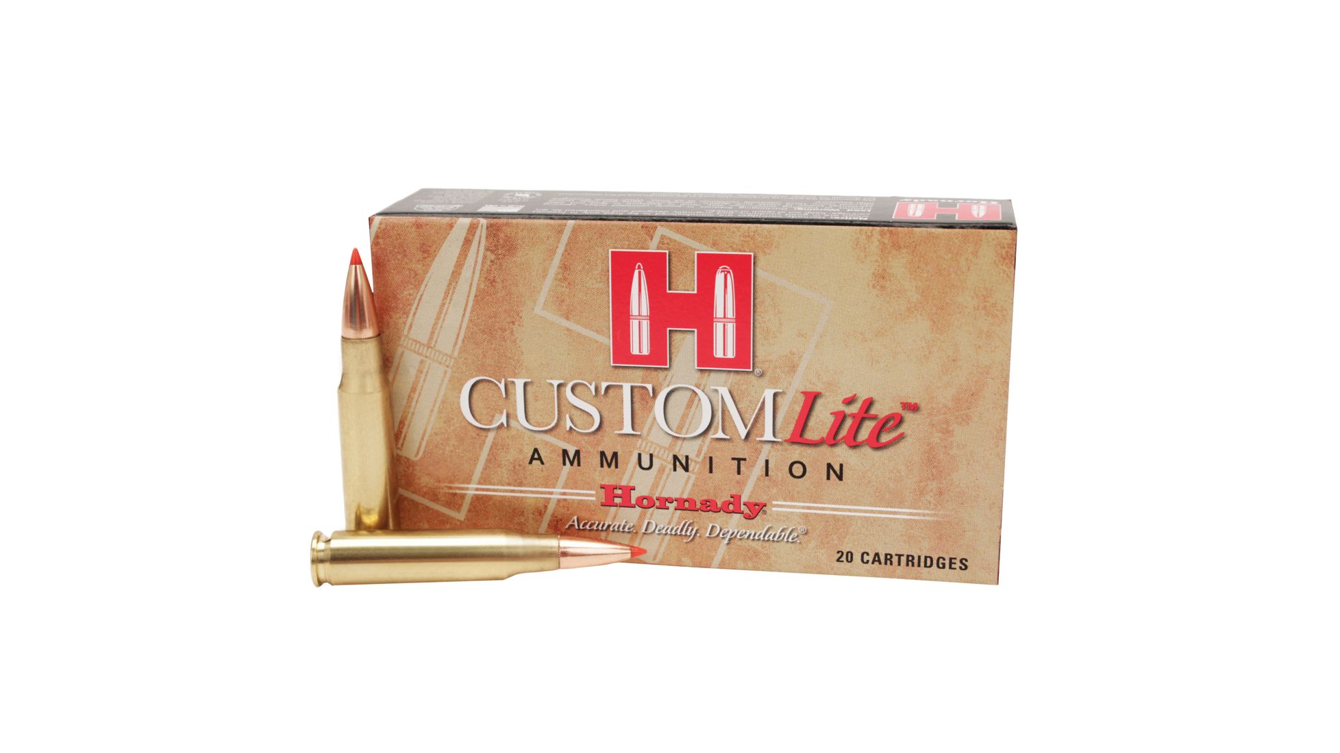 Hornady Custom Lite .308 Winchester 125 grain SST Custom lite Centerfire Rifle Ammunition