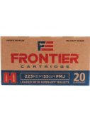 Hornady Frontier .223 Remington 55gr. FMJ Rifle Ammo - 20 Rounds