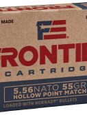 Hornady Frontier 5.56x45mm NATO 55gr. HP Match Rifle Ammo - 20 Rounds