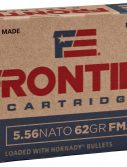 Hornady Frontier 5.56x45mm NATO 62gr. FMJ Rifle Ammo - 20 Rounds