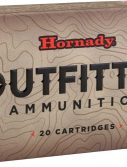 Hornady Outfitter .243 Winchester 80 grain Gilding Metal eXpanding Brass Cased Centerfire Rifle Ammunition