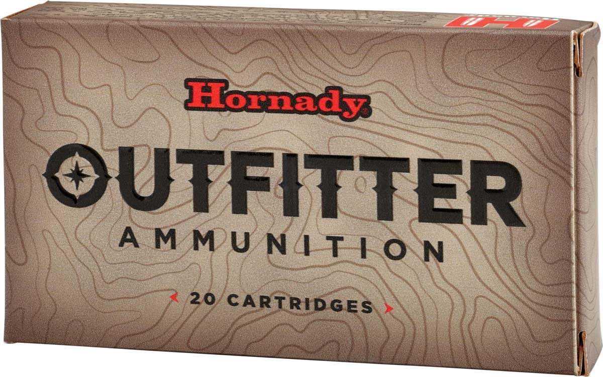 Hornady Outfitter .300 Weatherby Magnum 180 grain Gilding Metal eXpanding Brass Cased Centerfire Rifle Ammunition