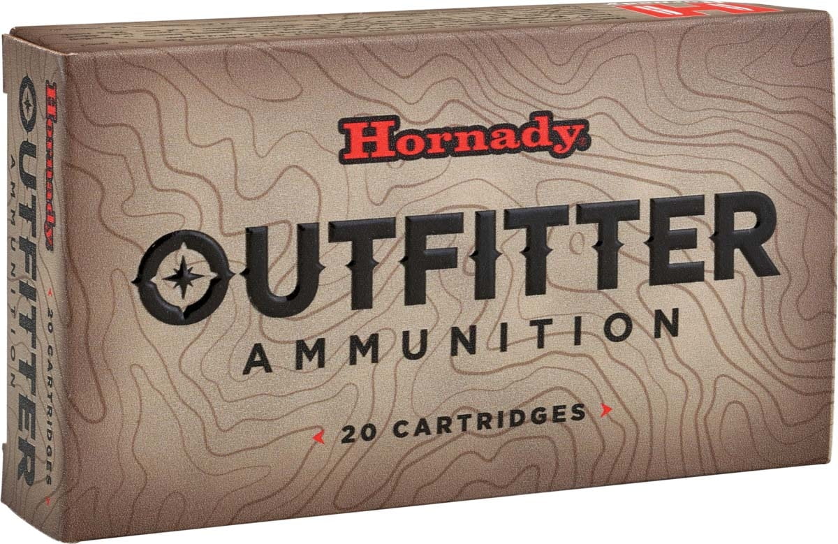 Hornady Outfitter .308 Winchester 165 grain Gilding Metal eXpanding Brass Cased Centerfire Rifle Ammunition
