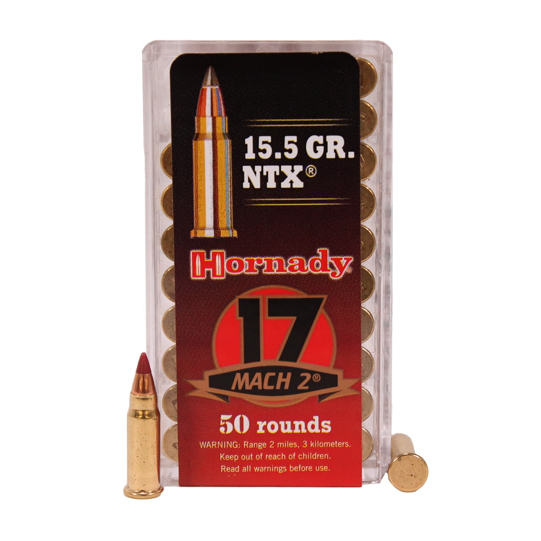 Hornady Rimfire Varmint Express .17 Hornady Mach 2 15.5 grain NTX Rimfire Ammunition