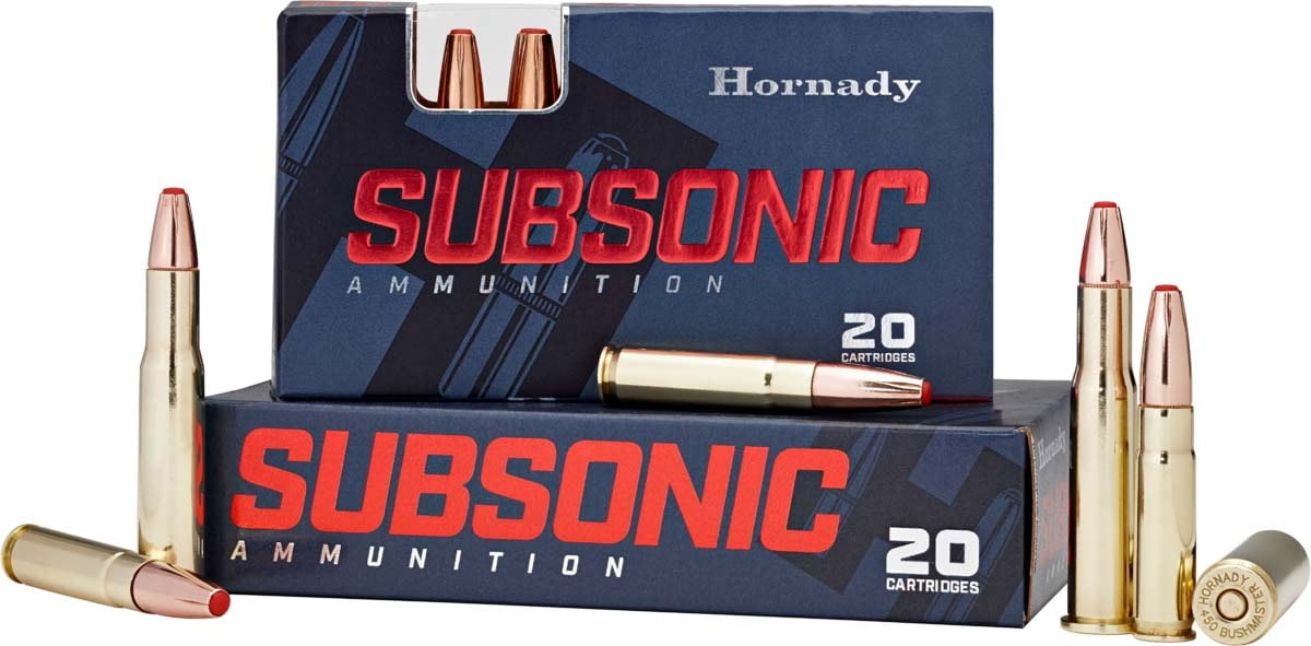 Hornady Subsonic .45-70 Government 410 grain Subsonic eXpanding Brass Cased Centerfire Rifle Ammunition