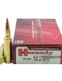 Hornady Superformance 6.5 Creedmoor 129 grain SST Centerfire Rifle Ammunition