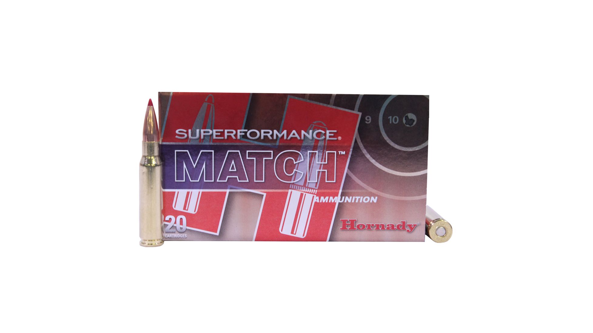 Hornady Superformance Match .308 Winchester 168 grain ELD Match Centerfire Rifle Ammunition