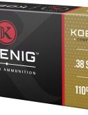 Koenig Match 38 Super 110 Grain Hollow Point Brass 1160 Pistol Ammunition