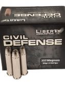 Liberty Ammunition Civil Defense .357 Magnum 50 grain Hollow Point Centerfire Pistol Ammunition