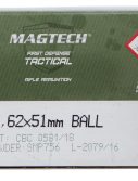 Magtech 762A First Defense Tactical 7.62x51mm 147 Gr Full Metal Jacket (FMJ) 50