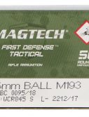 Magtech First Defense Tactical 556 NATO 55 Gr FMJ Pistol Ammunition