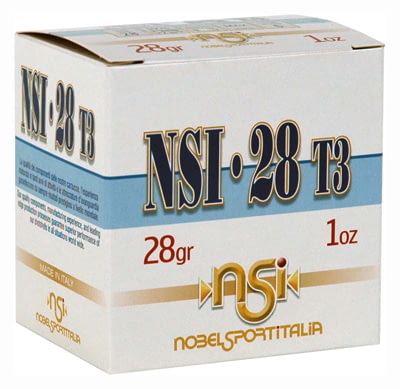Nobelsport Ammo 28ga 2-3/4" Max 1oz #8 25 Pack