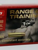 Norma Range Training FMJ .38 Special 158 Grain Full Metal Jacket Brass Cased Centerfire Pistol Ammunition