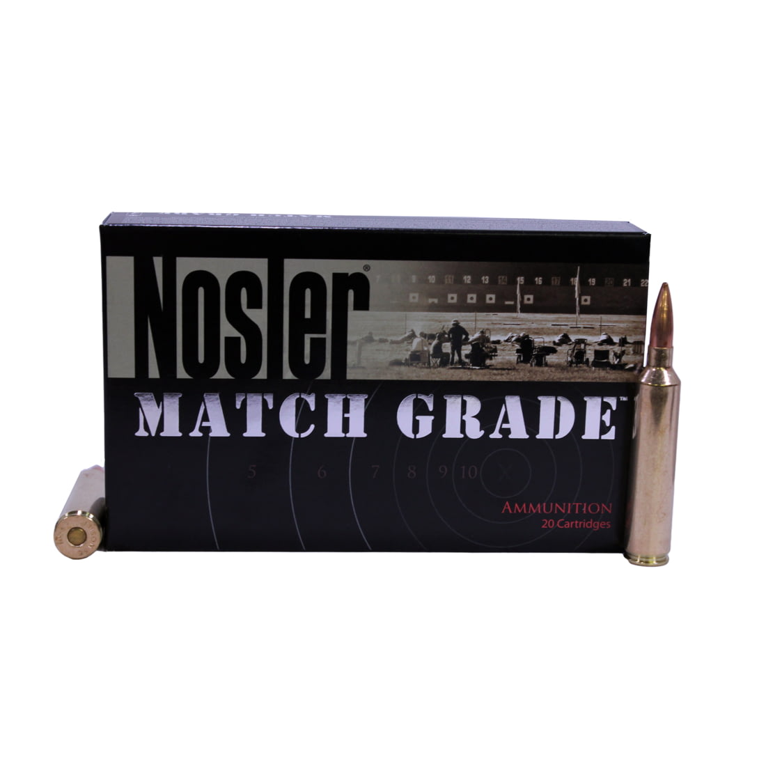 Nosler .26 Nosler Custom Competition 140 grain Brass Cased Rifle Ammunition