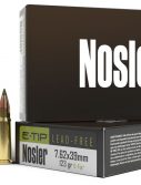 Nosler 7.62x39mm E-Tip 123 grain Brass Cased Rifle Ammunition