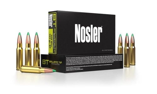 Nosler Ballistic Tip Hunting 7mm Mag 160gr Ballistic Tip Brass Centerfire Rifle Ammunition