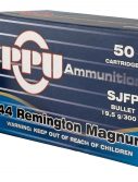 PPU PPH44MF Handgun 44 Rem Mag 300 Gr Semi Jacketed Flat Point (SJFP) 50 Bx/ 10