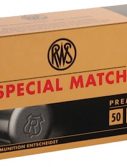 RWS/Umarex 2134233 Special Match 22 LR 40 Gr Lead Round Nose (LRN) 50 Bx/ 1 Cs