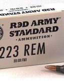 Red Army Standard 223 Rem 55 Gr Full Metal Jacket 20 Bx/ 50 Cs AM3089