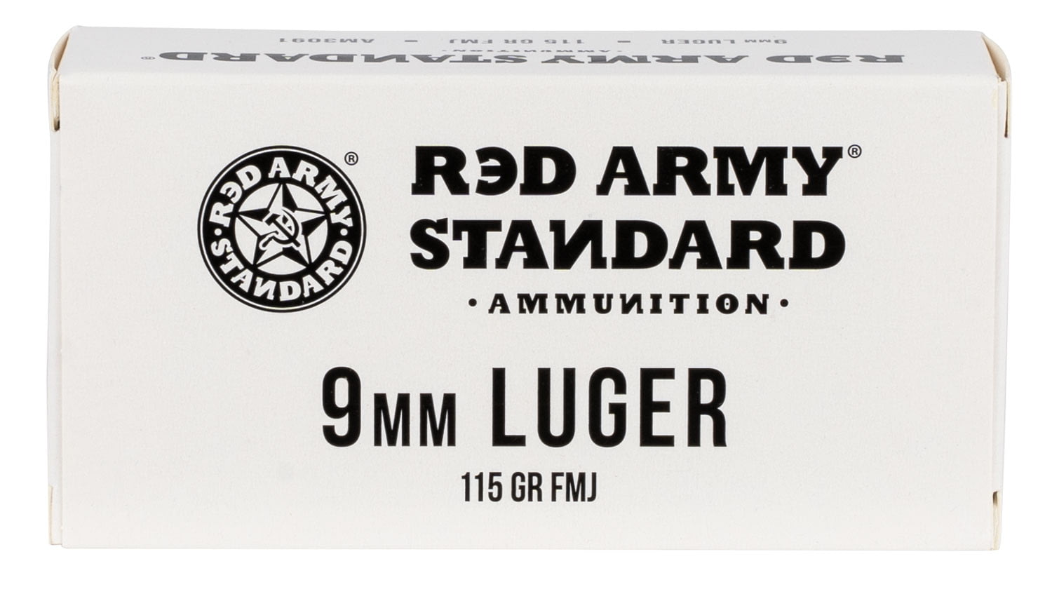 Red Army Standard AM3091 Red Army Standard 9mm Luger 115 Gr Full Metal Jacket (