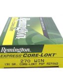 Remington Core-Lokt .270 Winchester 130 Grain Core-Lokt Pointed Soft Point Centerfire Rifle Ammunition
