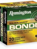 Remington Golden Saber Bonded .40 S&W 165 Grain Bonded Jacketed Hollow Point Centerfire Pistol Ammunition