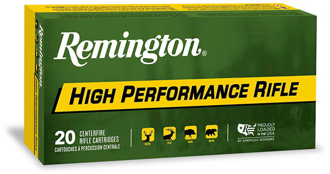 Remington High Performance Rifle .17 Remington 25 Grain Hollow Point Centerfire Rifle Ammunition