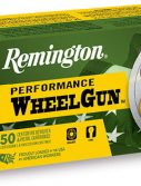 Remington Performance Wheelgun .357 Magnum 158 Grain Lead Semi-Wadcutter Centerfire Pistol Ammunition