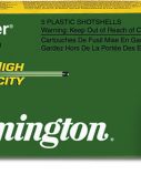 Remington Slugger High Velocity Slugs 20 Gauge 1/2 oz 2.75" Rifled Slug Centerfire Shotgun Slug Ammunition