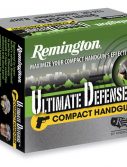 Remington Ultimate Defense Compact .380 ACP 102 Grain Bonded Jacketed Hollow Point Centerfire Pistol Ammunition