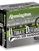 Remington Ultimate Defense Full-Size .40 S&W 165 Grain Bonded Jacketed Hollow Point Centerfire Pistol Ammunition
