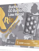Rio Ammunition Royal Buck Low Recoil 12 Gauge 2.75 in Buckshot Centerfire Shotgun Slug Ammo