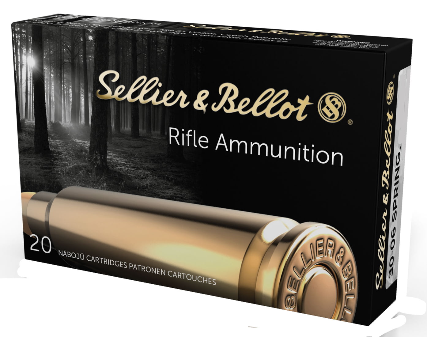 Sellier & Bellot SB3006F Rifle 30-06 Springfield 147 Gr Metal Case (FMJ) 20 Bx/