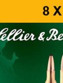 Sellier & Bellot SB857JRSA Rifle 8x57mm JRS 196 Gr Soft Point Cut-Through Edge