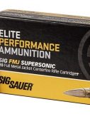 Sig Sauer Elite Ball .300 AAC Blackout 125 grain Full Metal Jacket Brass Cased Centerfire Rifle Ammunition