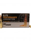 Sig Sauer Elite Match Grade .308 Winchester 168 grain Open Tip Match Brass Cased Centerfire Rifle Ammunition