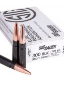 Sig Sauer SBR Solid Copper .300 AAC Blackout 205 grain Hunting Tipped Brass Cased Centerfire Rifle Ammunition