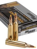 Sig Sauer SIG Hunting Rifle Ammunition .22-250 Remington 40 grain Full Metal Jacket Brass Cased Centerfire Rifle Ammunition