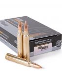 Sig Sauer SIG Match Grade Rifle Ammunition .300 Winchester Magnum 190 grain Open Tip Match Brass Cased Centerfire Rifle Ammunition
