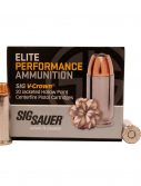 Sig Sauer V-Crown Ammo .38 Special +P 125 grain Jacketed Hollow Point Brass Cased Centerfire Pistol Ammunition