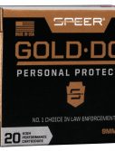 Speer Gold Dot 9mm +P 124 grain Gold Dot Hollow Point Centerfire Pistol Ammunition