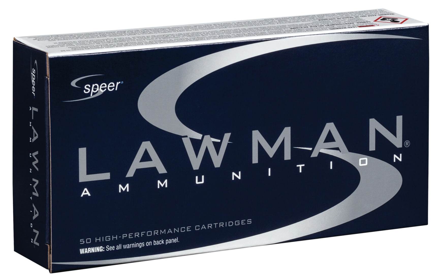 Speer Lawman Handgun CleanFire Training .38 Special +P 158 grain Total Metal Jacket Centerfire Pistol Ammunition
