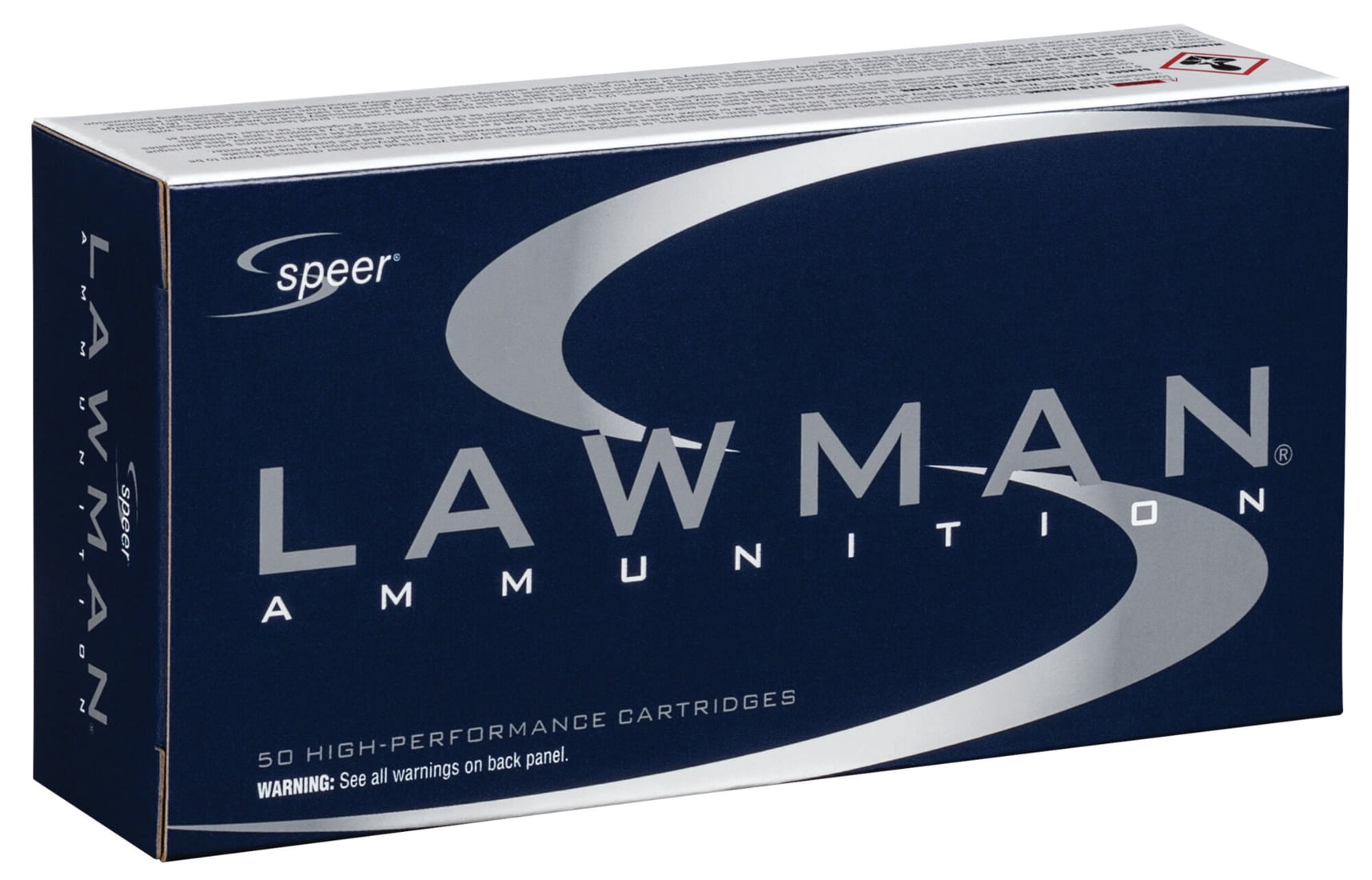 Speer Lawman Handgun CleanFire Training .40 S&W 180 grain Total Metal Jacket Centerfire Pistol Ammunition