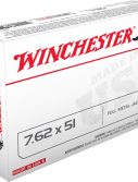 Winchester 7.62x51mm Full Metal Jacket 149 gr. Rifle Ammunition